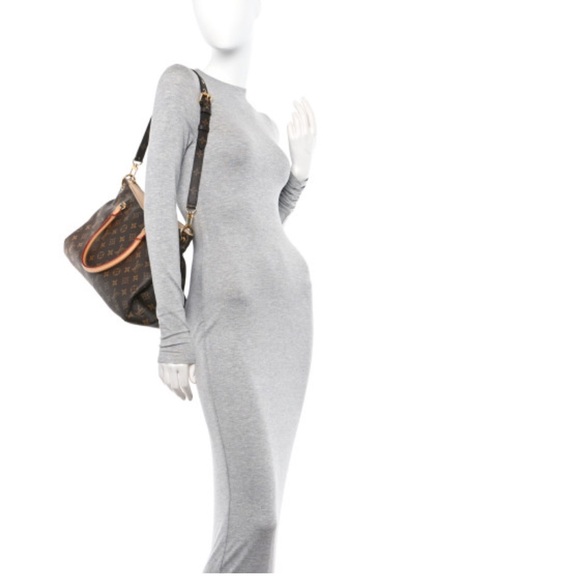 Louis Vuitton Pallas Tote Monogram Canvas Tote Tan - Picture 2 of 16